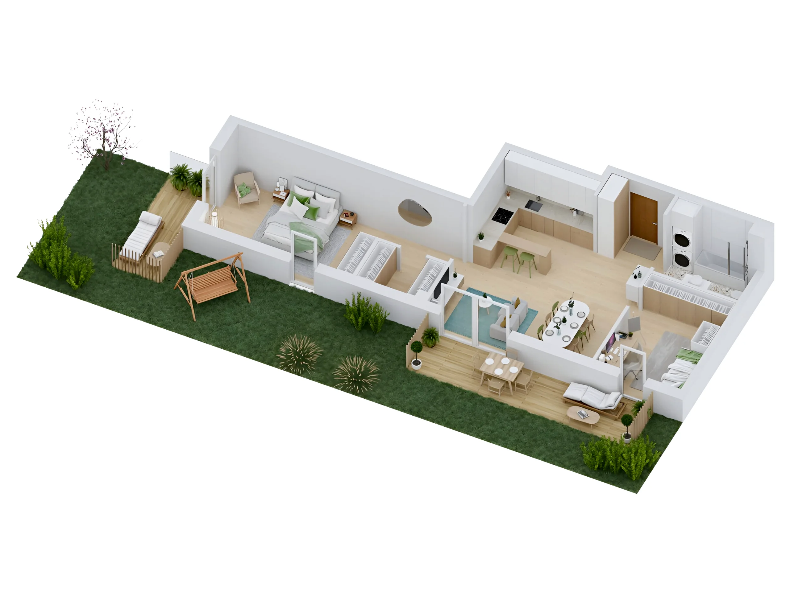 Rzut lokalu Sikorskiego Residence A0/1