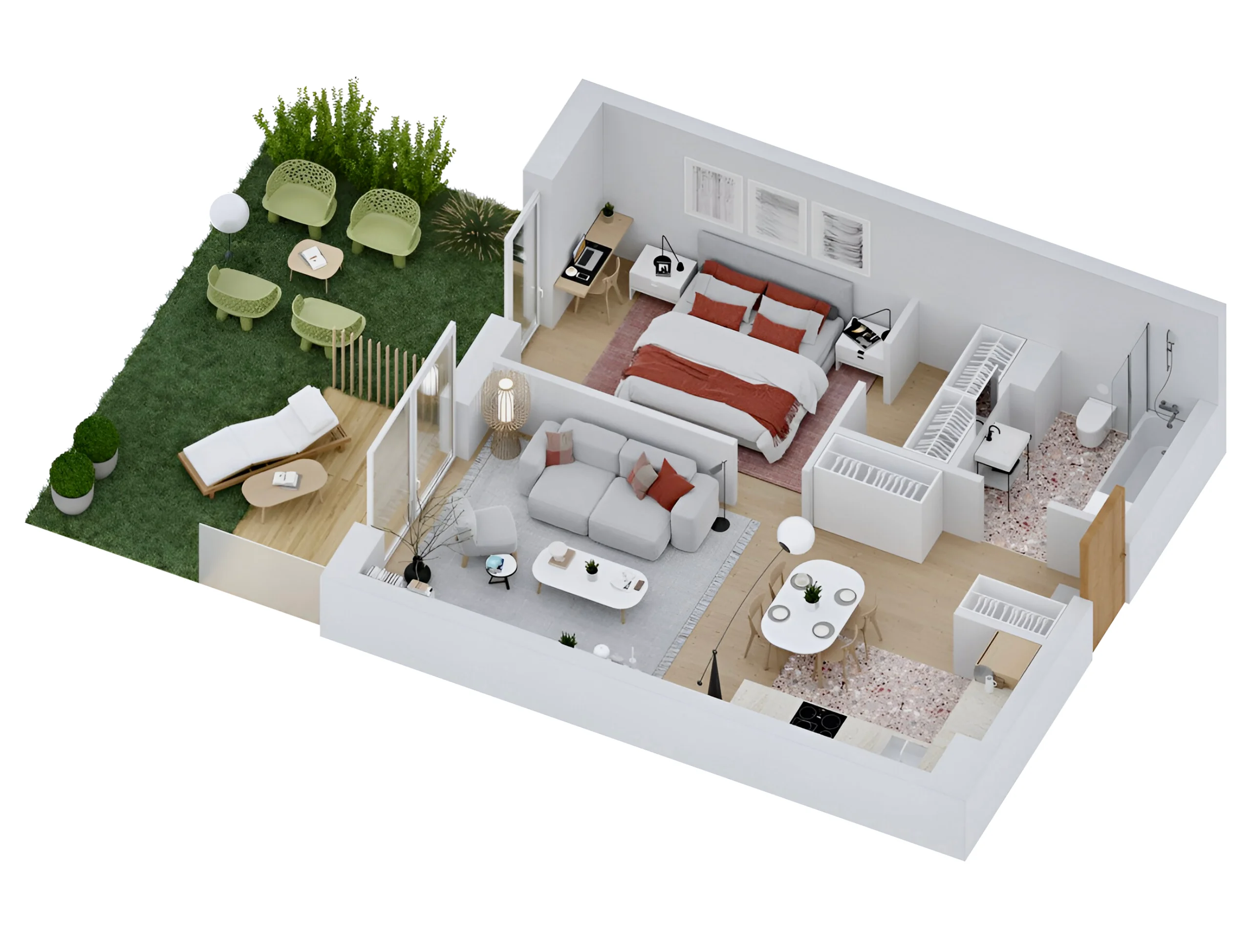 Rzut lokalu Sikorskiego Residence A0/2