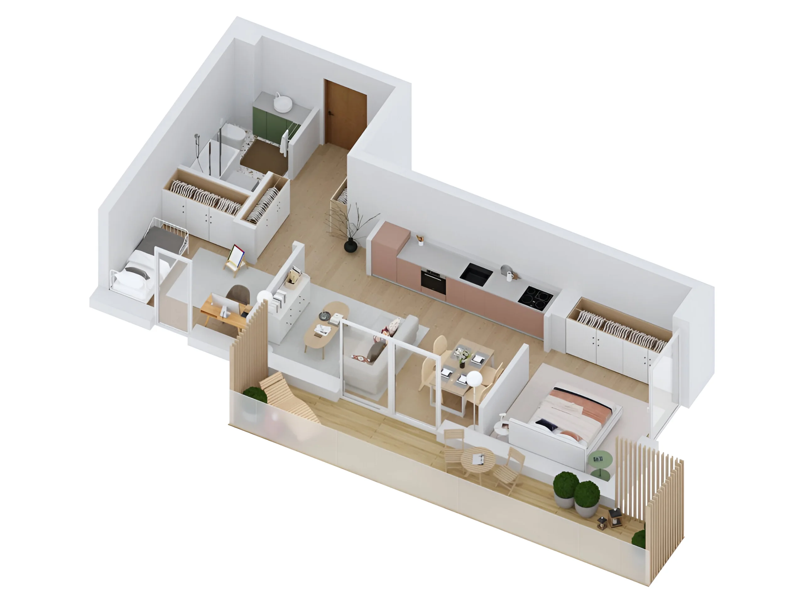 Rzut lokalu Sikorskiego Residence A2/17