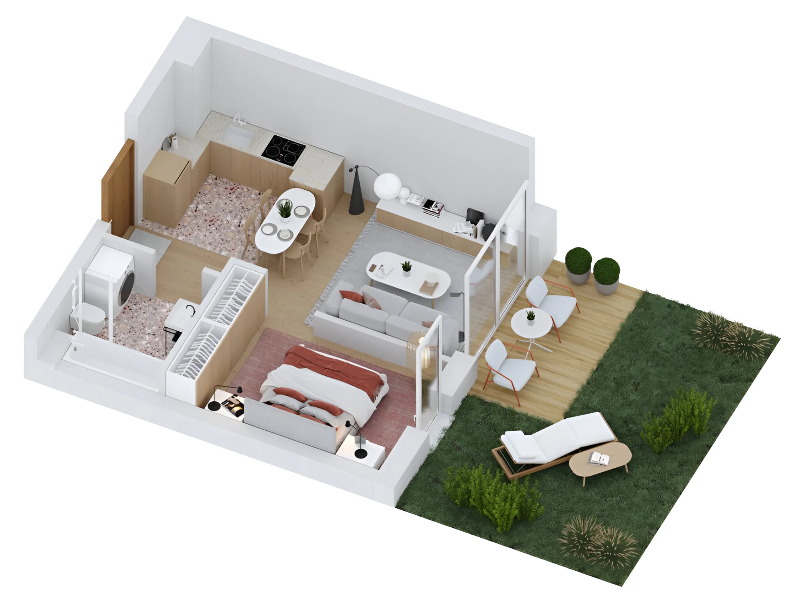Rzut lokalu Sikorskiego Residence B0/8